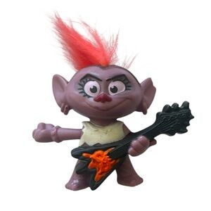 TROLLS World Tour 2020 Barb with Guitar Purple Mini Action Figure